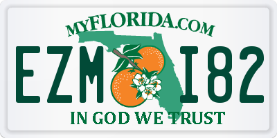 FL license plate EZMI82