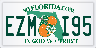 FL license plate EZMI95