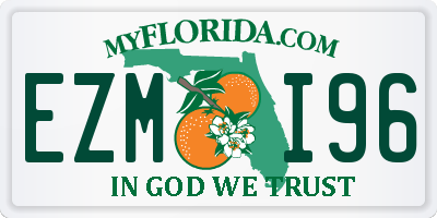 FL license plate EZMI96