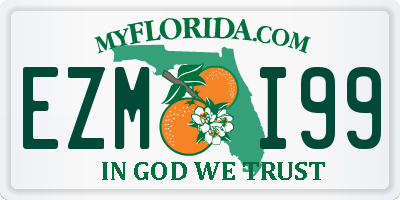 FL license plate EZMI99