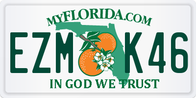FL license plate EZMK46