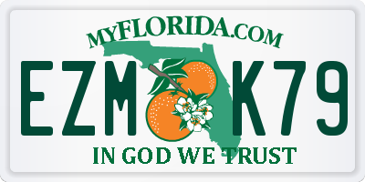 FL license plate EZMK79