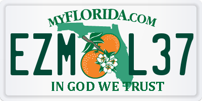 FL license plate EZML37