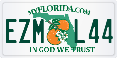 FL license plate EZML44