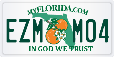 FL license plate EZMM04