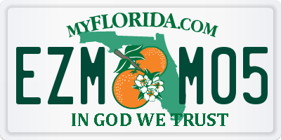 FL license plate EZMM05