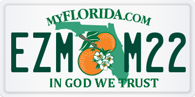 FL license plate EZMM22