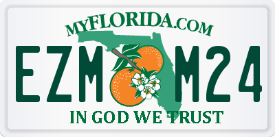 FL license plate EZMM24