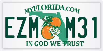 FL license plate EZMM31