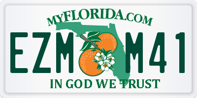 FL license plate EZMM41