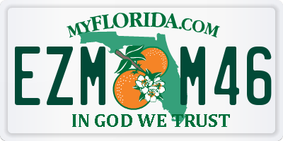 FL license plate EZMM46