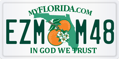 FL license plate EZMM48