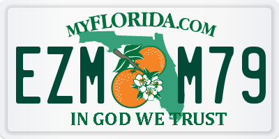 FL license plate EZMM79