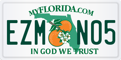 FL license plate EZMN05