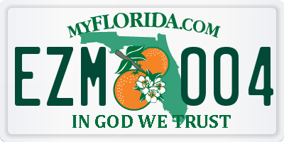 FL license plate EZMO04