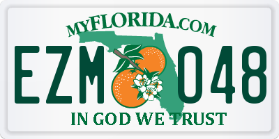 FL license plate EZMO48