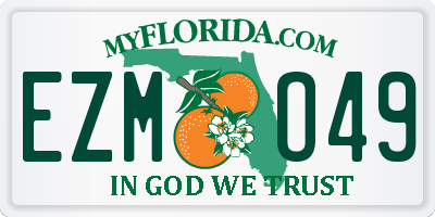 FL license plate EZMO49