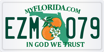 FL license plate EZMO79