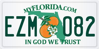 FL license plate EZMO82