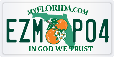 FL license plate EZMP04