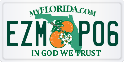 FL license plate EZMP06