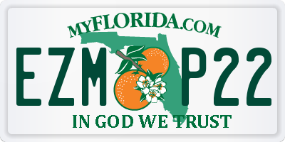 FL license plate EZMP22