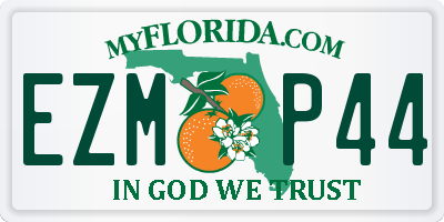 FL license plate EZMP44