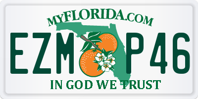 FL license plate EZMP46