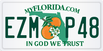 FL license plate EZMP48