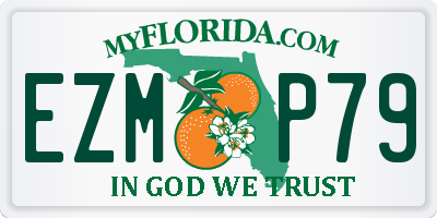 FL license plate EZMP79