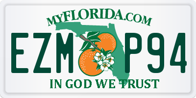 FL license plate EZMP94