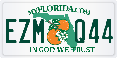 FL license plate EZMQ44