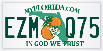 FL license plate EZMQ75