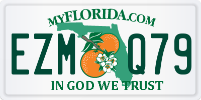 FL license plate EZMQ79