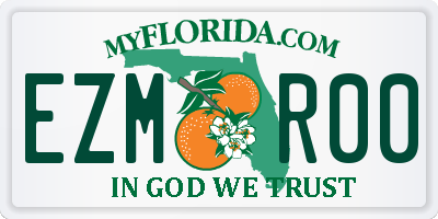 FL license plate EZMR00