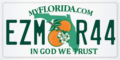 FL license plate EZMR44