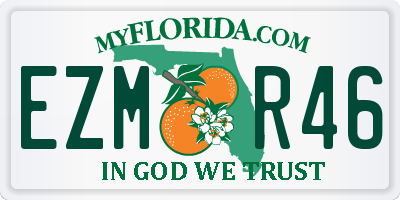 FL license plate EZMR46