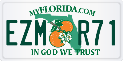 FL license plate EZMR71