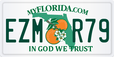 FL license plate EZMR79