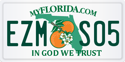 FL license plate EZMS05