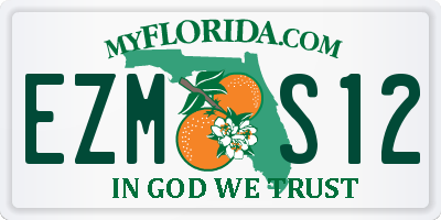 FL license plate EZMS12