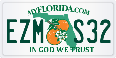 FL license plate EZMS32