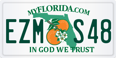 FL license plate EZMS48