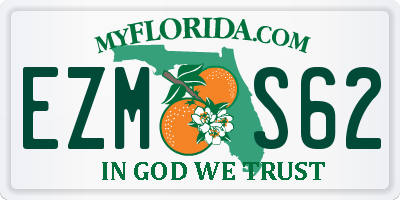 FL license plate EZMS62