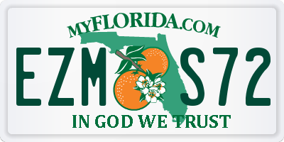 FL license plate EZMS72