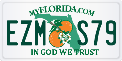 FL license plate EZMS79