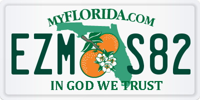 FL license plate EZMS82