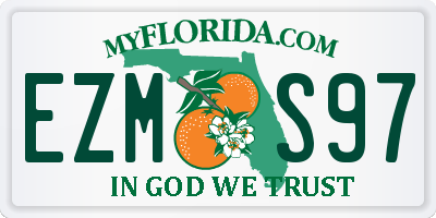 FL license plate EZMS97