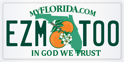 FL license plate EZMT00