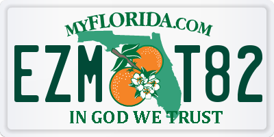 FL license plate EZMT82